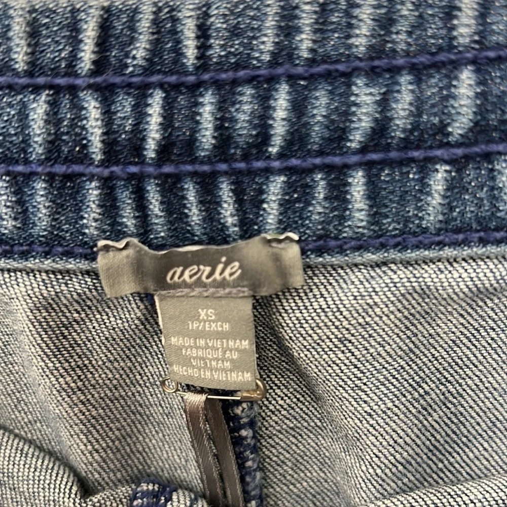 NWOT AERIE NEW JEAN SHORTS size extra small - Picture 6 of 9